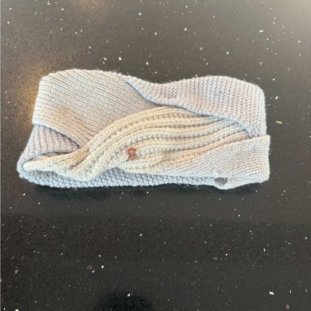 Gray Knit Lululemon Headband - Picture 1 of 5